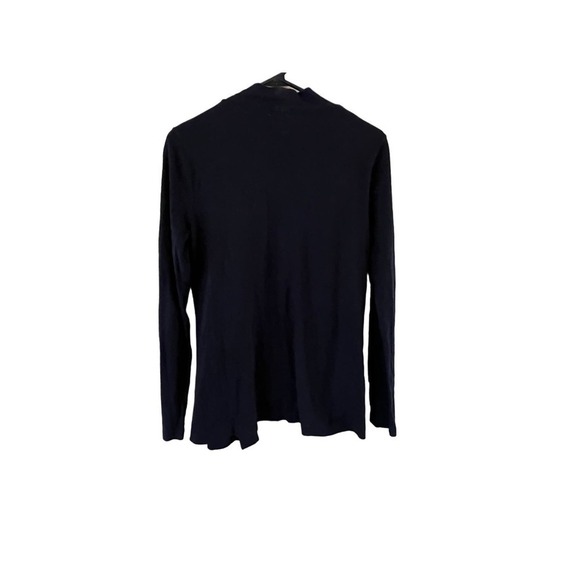 Women's J.Crew Black Open Front Cardigan over shirt. Size Small - Picture 1 of 7